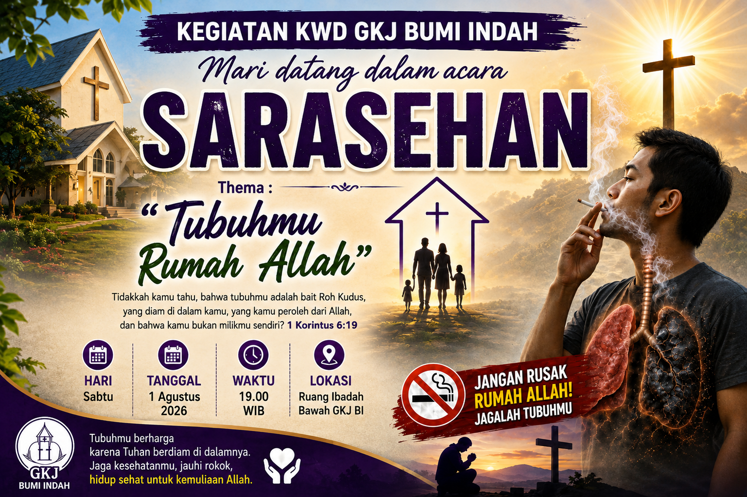 “Tubuhmu Rumah Allah”